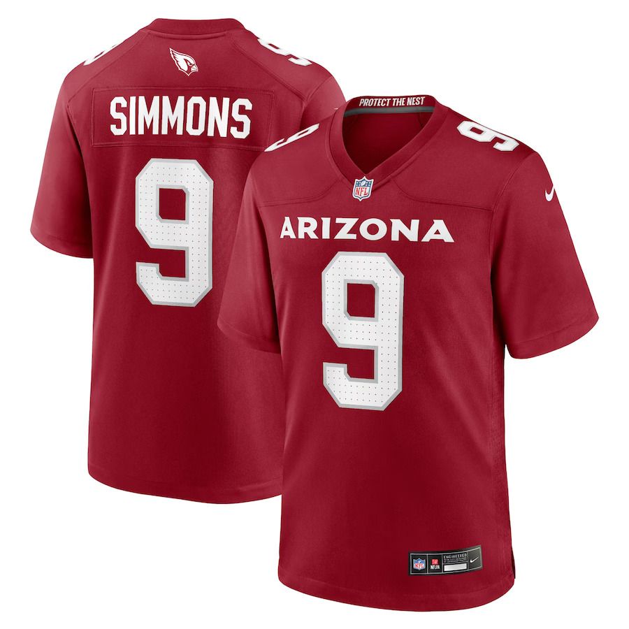 Men Arizona Cardinals #9 Isaiah Simmons Nike Cardinal Game Player NFL Jersey